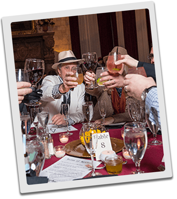 New York Murder Mystery guests raise glasses